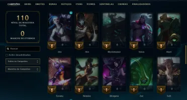 Prata 2 com 60 Champs e 39 Skins ( JG / ADC / MID )