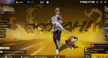 Conta freefire com anjelical e skins extremamente raras