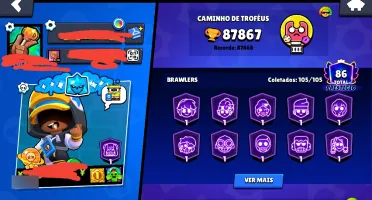 Conta Brawl Stars 8 Anos De Jogo