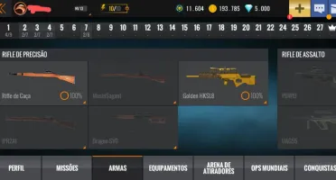 Conta Sniper 3D Assassin Android c/ 5000 Diamantes e 4º mapa