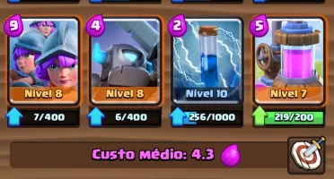 Conta Clash Royale Nivel 10 com 4 Lendarias
