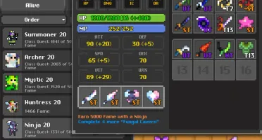 Conta ROTMG Pet Divino Combinação Prf (Realm of The Mad God)