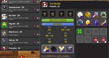 Conta ROTMG Pet Divino Combinação Prf (Realm of The Mad God)