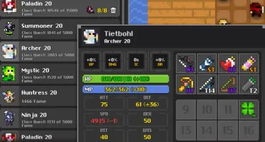Conta ROTMG Pet Divino Combinação Prf (Realm of The Mad God)