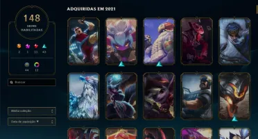 Conta Platina lv 405 + 148 Skins + Todos os campeões