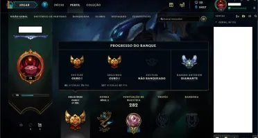 Conta Gold 1 Borda de Diamante