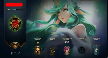 CONTA LOL TOP BARATINHA/ GOLD 3 /170 SKINS/2 MITICA/5 ULT