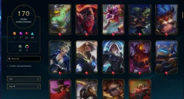 CONTA LOL TOP BARATINHA/ GOLD 3 /170 SKINS/2 MITICA/5 ULT
