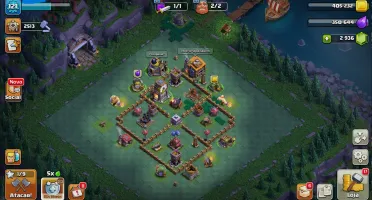 Clash of Clans CV11 | CV10 FULL | 2,9K Gemas | Antiga