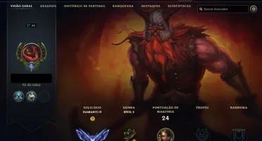 Conta diamante 4 mmr BUFFADO de smurf +22 - 12