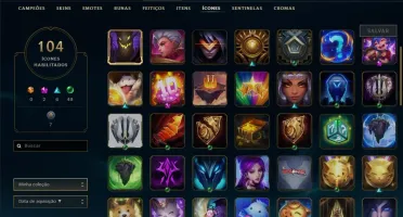 Conta lol +110 champs e 60 skins