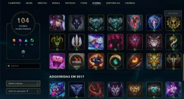Conta lol +110 champs e 60 skins