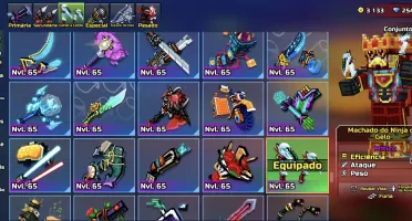 🔥👑 Conta Suprema Pixel Gun 3D – Todas As Armas Max! 👑🔥