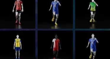 Apresentações para uniformes esportivos -3D