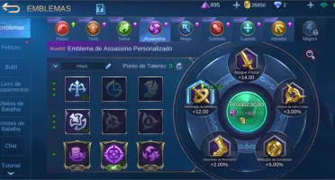 CONTA DE MOBILE LEGENDS COM VÁRIOS HERÓIS E SKINS