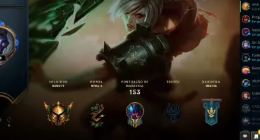 Conta GOLD IV com vayne ladra de almas e outras skins