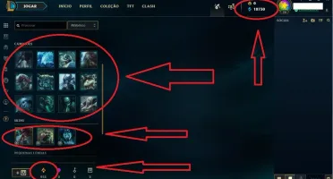 Conta lol Platina 4 com 51V e 27D, Perfeita!!!