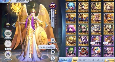 SAINT SEIYA AWAKENING - COM GEMAS AVANÇADAS E LIVROS