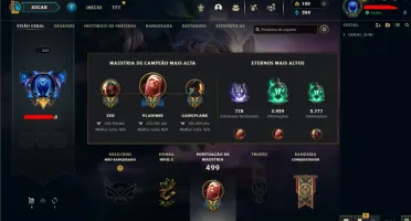 CONTA COM 144 SKINS BOAS, 156 CAMPEÕES, NUNCA BANIDA