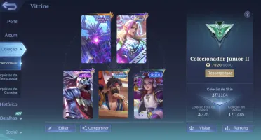 Conta de MLBB com 11.11 do Thamuz