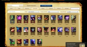 Conta Bronze 5 com 6 Skin e MMR alta