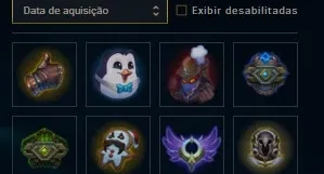 CONTA COM 75 SKINS E 110 CAMPEÕES
