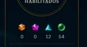 CONTA COM 75 SKINS E 110 CAMPEÕES