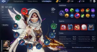 Arqueira level 80 - 107k - SA 34 + Couro e Escama