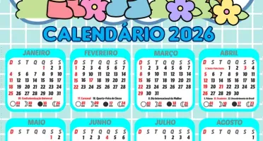 Calendário 2026, Boobie Goods, PNG