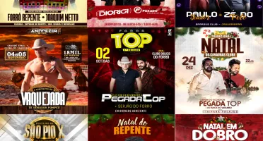 Pack de 100 Flyers para Festas e Eventos - Corel Draw