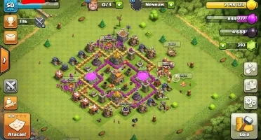Conta Clash of clans cv7