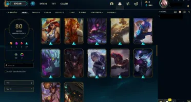 CONTA LOL - PLATINA 4 • 80SKINS 102 CHAMP