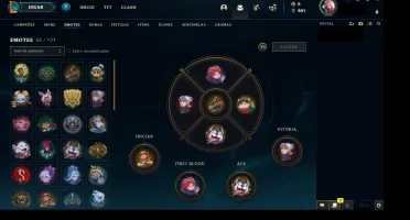 CONTA LOL - PLATINA 4 • 80SKINS 102 CHAMP
