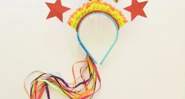 Tiara Passaro Amarelo