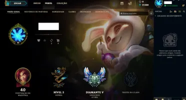 Conta LoL Diamante V Smurf