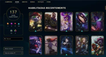 ACC LOL TODOS OS BONECOS 140SKIN