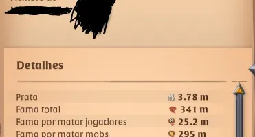 Conta Europa Healer 340M Fama Fundador Prata