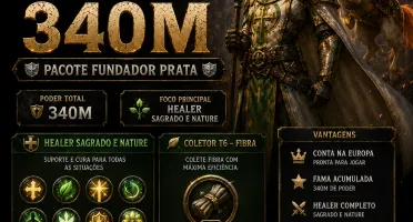 Conta Europa Healer 340M Fama Fundador Prata