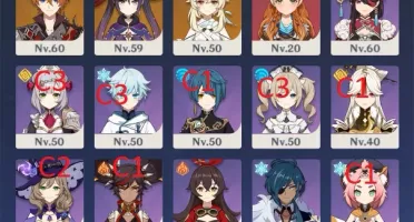 XIAO+DILUC+CHILDE+MONA
