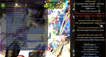 [MU Online – Hellheim] Kit ELF - Darkangel SET+BOW+LYRA