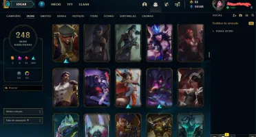 Conta League of Legends Gold 4