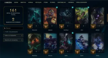 Diamante 4 com 90 Champs e 48 Skins