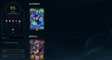 Conta League of Legends Full Acesso - 154 Champs e 95 Skins