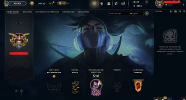 Conta League of Legends Full Acesso - 154 Champs e 95 Skins
