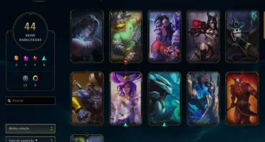 Conta LV 95, 44 Skins e 84 Campeões