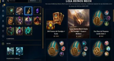 Conta LV 95, 44 Skins e 84 Campeões