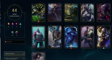 Conta LV 95, 44 Skins e 84 Campeões