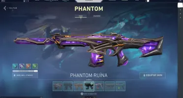 conta valorant com varias skins e varios passes