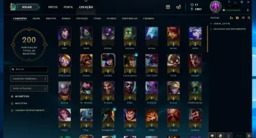 Conta League of Legends 119 Champions 24 Skins Gold lV