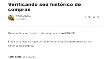 Conta Valorant R$369 Gastos Diamante 2 Phantom Champions